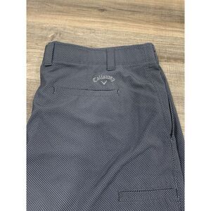 Callaway Active Waistband Shorts Men's Size 42 Inseam 9"‎ Black Patterned
